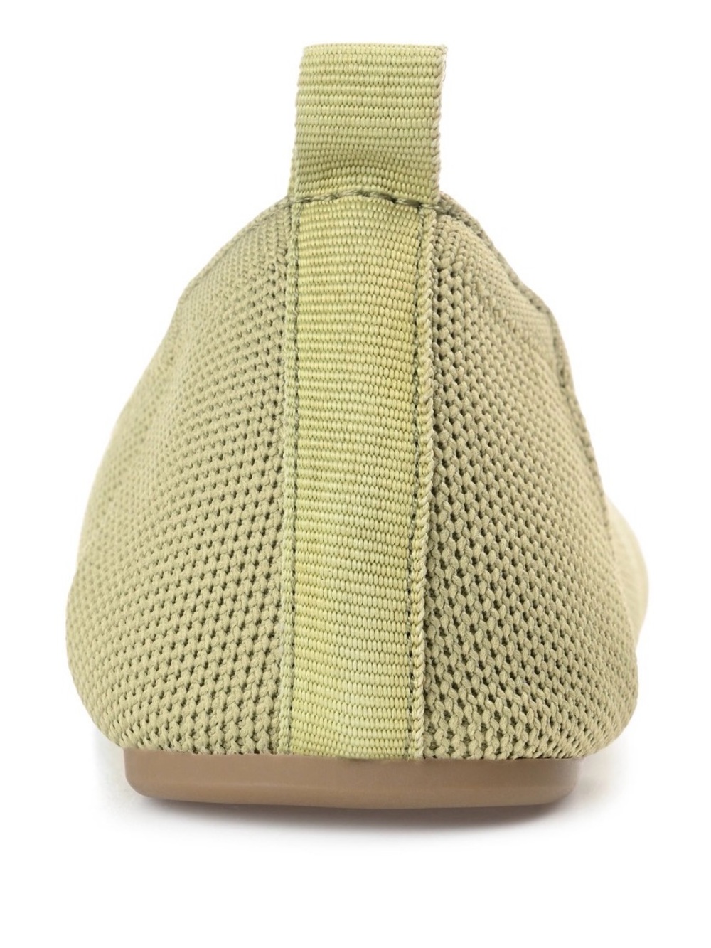 NWT Size 8 Journee Collection Jersie Knit Ballet Flats Olive Green Women’s - Picture 6 of 9